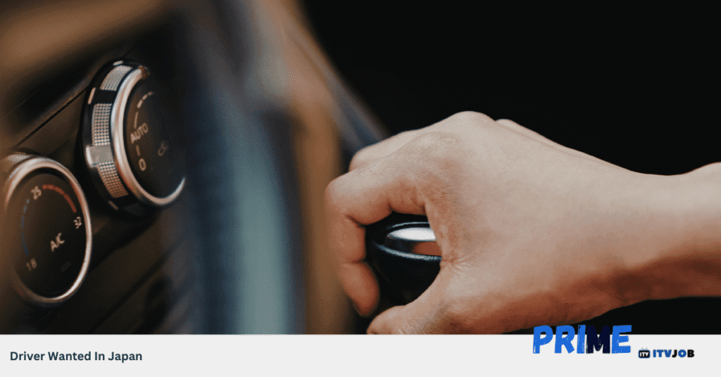 Driver Wanted In Japan