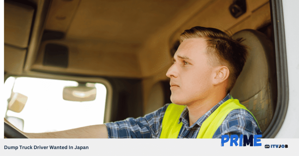 Dump Truck Driver Wanted In Japan