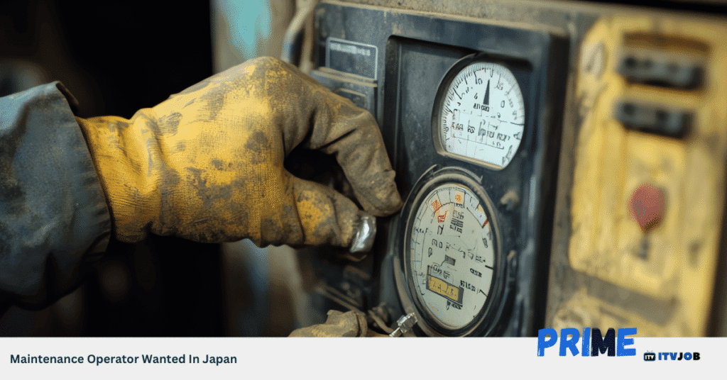 Maintenance Operator Wanted In Japan