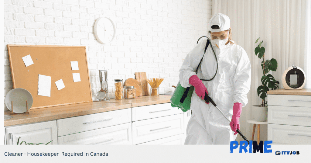 Cleaner - Housekeeper Required In Canada