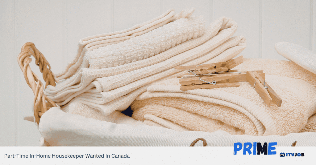 Part-Time In-Home Housekeeper Wanted In Canada