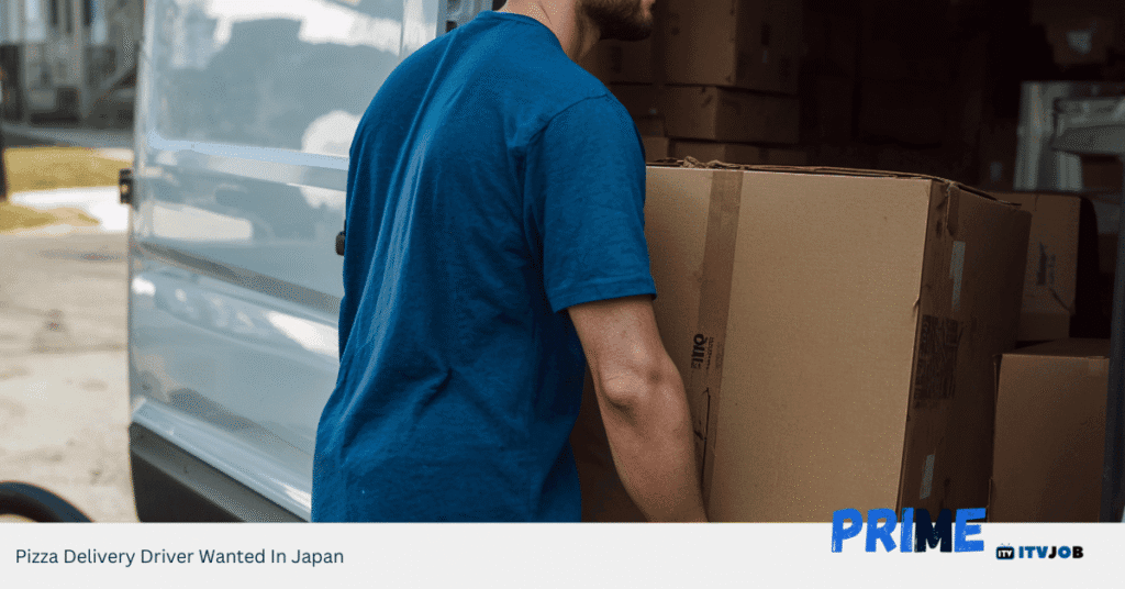 Pizza Delivery Driver Wanted In Japan