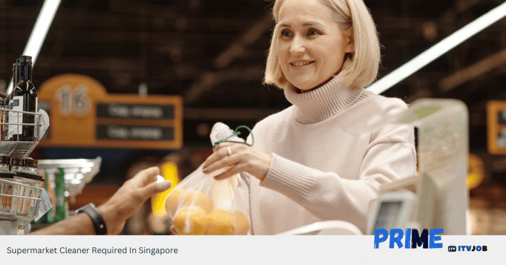 Supermarket Cleaner Required In Singapore