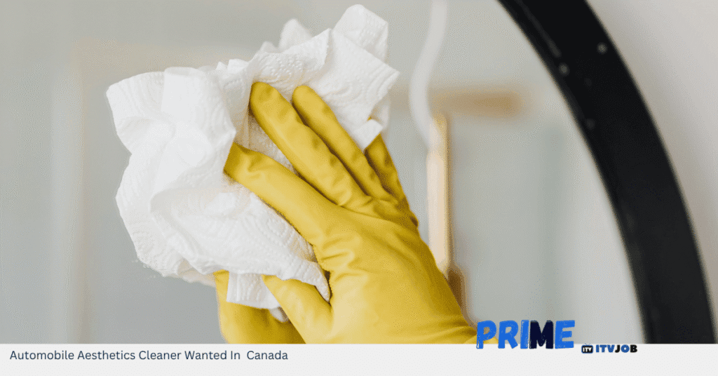 Automobile Aesthetics Cleaner Wanted In Canada