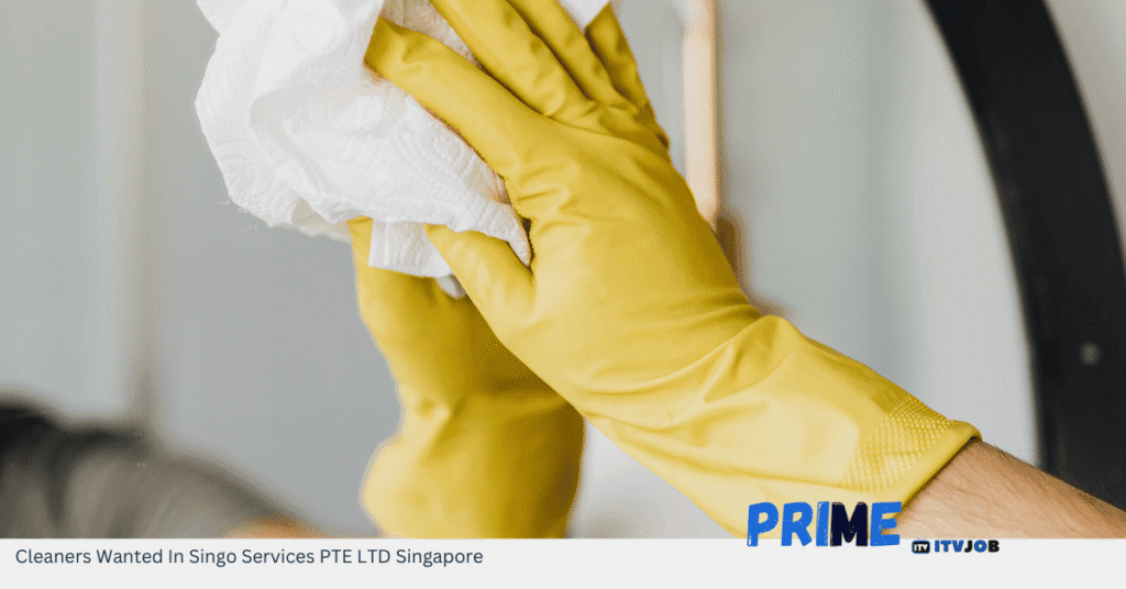 Cleaners Wanted In Singo Services PTE LTD Singapore