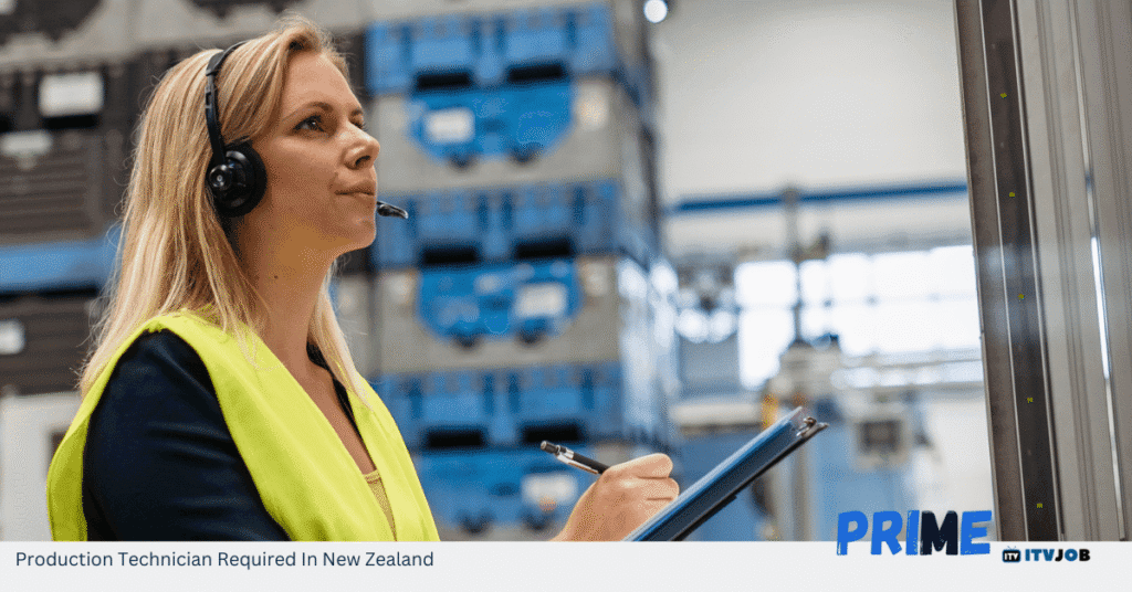 Production Technician Required In New Zealand