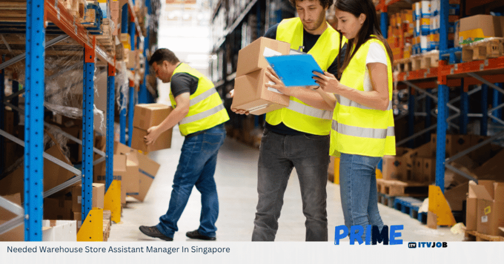 Needed Warehouse Store Assistant Manager In Singapore